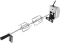 Grill NAIZY, 220 V, 82 cm, Srebrny – stal nierdzewna, Silnik, 240 V, do owania Zestaw uniwersalnych broszur