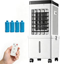 GAORUTO Klimatyzator przenośny, klimatyzator mobilny – 15 l, 220 V, 75 W, Biały – pilot zdalnego sterowania, Klimatyzator, 3in1 Klimatyzator
